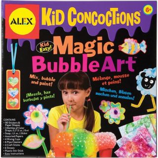 alex toys kid concoctions magic bubble art 962 kid easy mix bubble and 