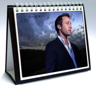 Alex OLoughlin 2013 Desktop Holiday Calendar