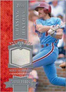2013 Topps Series 1 Chasing History Mike Schmidt Bat Relic Card