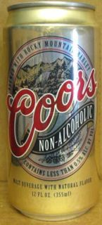 Coors Non Alcoholic Malt Beverage Beer Can Colorado