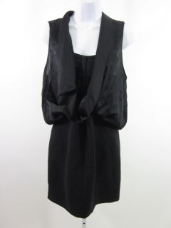 NEW ALEXANDER WANG Black Sleeveless Bustier Layered Pencil Skirt Dress 