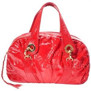 Auth Goldenbleu Jordan Patent Leather Bag Handbag New
