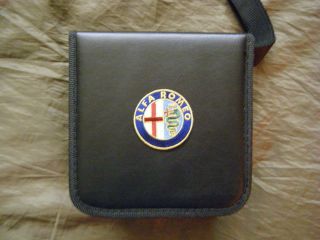 ALFA ROMEO AUTO CAR CD DVD CASE wallet HOLDS 48 CDs   HOLDER   RACING 