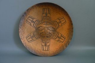 Northwest Coast Native Kwakiutl H Alfred Copper Plate