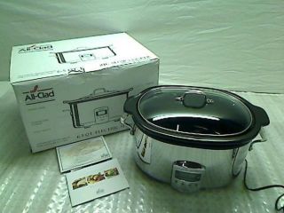 All Clad 99009 Stainless Steel 6 1 2 Quart Slow Cooker