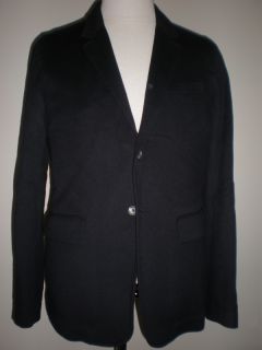 Alexander McQueen F w 2010 Navy Wool Blazer Jacket 40