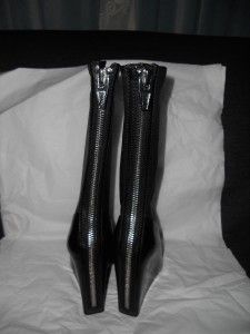 Alexander Wang Camilla Open Toe Wedge Stretch Boots 37