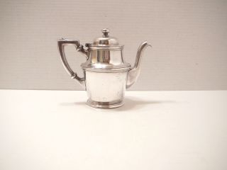   1929 TEAPOT COFFEE POT HOTEL ALEXANDER R Wallace Silver Soldered 16 Oz