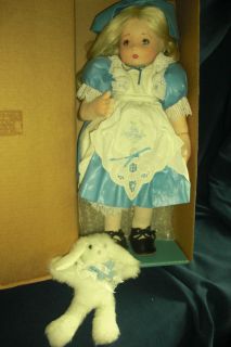 American Beauty Felt Doll Alice and The Rabbit 105 250 in Original 