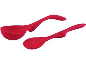 rachael ray 2 pc nylon tools lazy spoon and ladle set