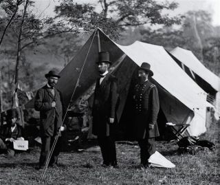 Abraham Lincoln Antietam Civial War Battle Mouse Pad