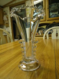 Candlewick Crystal 8 Vase w Fluted Rim 400 87C Imperial Glass Co C 