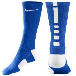 Nike Elite Basketball Socks Royal Blue with White