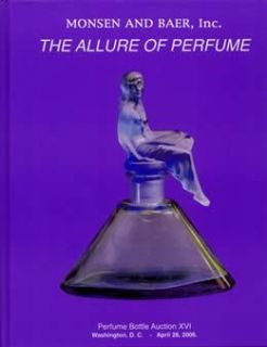 Monsen Baer Allure of Perfume Bottles Book Art Glass
