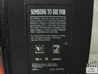 Someone to Die for VHS Corbin Bersen Ally Walker 085365600430