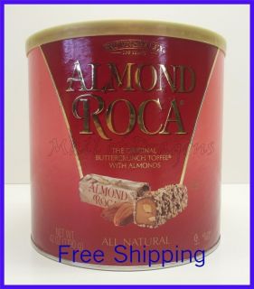 Almond Roca Candy Buttercrunch Toffee with Almonds 42 Ounce Brown 