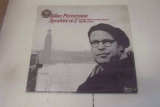 Allan Pettersson Symfoni 2 LP Swe Society Westerberg