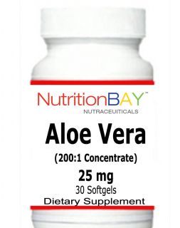 Aloe Vera Supports Digestive Health 200 1 Concentrate 25 MG 30 