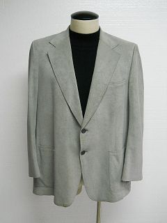 44 R Men Vintage HALSTON Designer  Ultra Suede Jacket 
