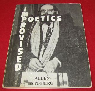 Improvised Poetics by Allen Ginsberg, 1972 PB Book   Beat Generation 