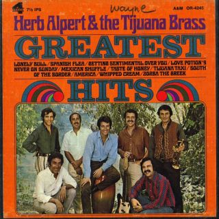 Herb Alpert Tijuana Brass Greatest Hits A&M Reel Tape 7½ ips