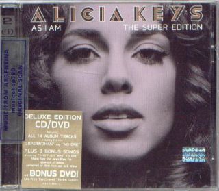ALICIA KEYS, AS I AM – THE SUPER EDITION. 3 BONUS TRACKS + DVD LIVE 