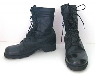 Mens ALTAMA Army Military Boots Tall Black Size 9 W