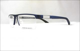 New Porsche Design Alum Titanium Glasses Frames P8176 D 00702 Navy 
