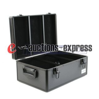 510 Capacity Aluminum Hard CD DVD Storage Holder Case Black