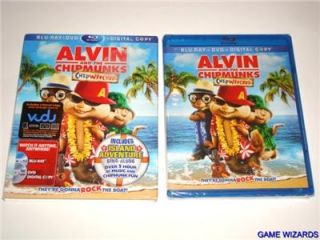 Alvin and The Chipmunks Chipwrecked Blu Ray DVD 2012 Digital Copy 