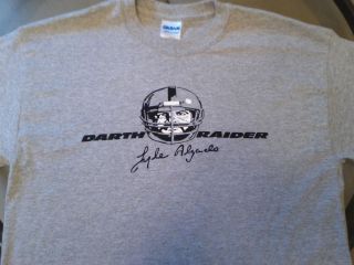 Darth Raider Lyle Alzado Shirt RARE Oakland Los New