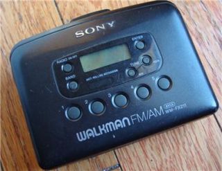 ღ♥sony Sports Am FM Walkman Radio Tape Cassette Wm FX211 