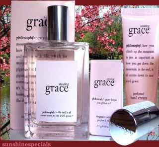   Amazing Grace Spray Fragrance Hand Cream Perfume Solid Set