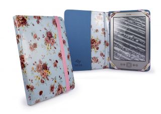 Tuff Luv Slim Book Fabric Case Cover for  Kindle 4 6 E Ink Duck 
