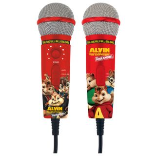 Alvin & The Chipmunks Dual Plug n Sing Microphone with 100 Songs on 