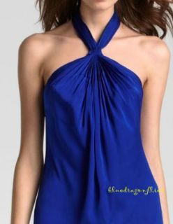   Von Furstenberg $545 Atlantic Alyssa Long Silk Dress Gown 14