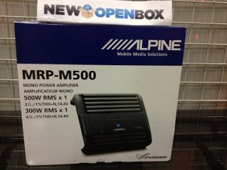 Alpine MRP M500 in Car Audio Stereo Amplifier 500 Watts
