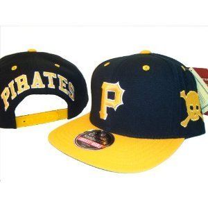 Pittsburgh Pirates American Needle Snap Back Cap Caps Hat Hats Black 