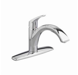American Standard Chrome Single Handle Kitchen Faucet with Pull Out 