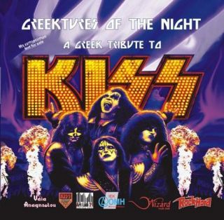 KISS tribute Greektures of the night ultra rare double CD