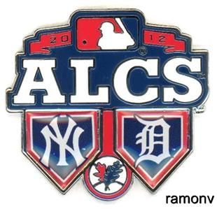   Yankees 2012 ALCS Pin New York Detroit American League AL NY al Aminco