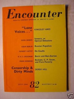 Encounter Magazine July 1960 Nigel Dennis Kingsley Amis