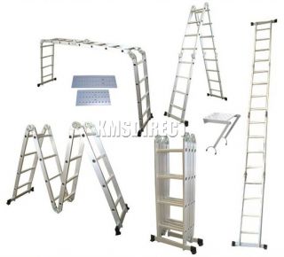 7M Multi Purpose Aluminium Extension Ladder Step Tray