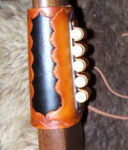 New Leather Ammo Cuff for 38 Special 357 Magnum Marlin Henry 