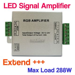   5050 LED Strips Light Signal Amplifier 12V 24A 24V 288W 20M 40M