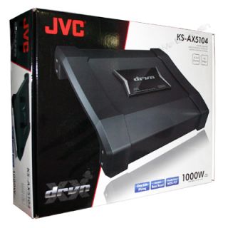 New JVC KS AX5104 DRVN Series 1000 Watt Bridgeable 4 Channel Car Audio 