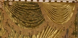   Olive Gold Drapes Tassel Hand Made Egyptian Beautiful Amaranth