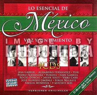 Lo Esencial de Mexico 4 CD Exitos ANA Juan Gabriel Lucia Mendez Rocio 