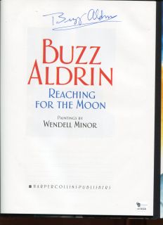 Buzz Aldrin NASA Astronaut Apollo 11 Moonwalker Signed Autograph Book 