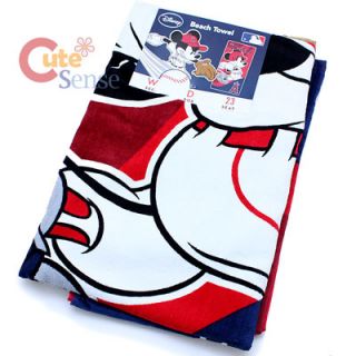 MLB Anaheim Angels Beach Bath Towel Mickey Mouse Player